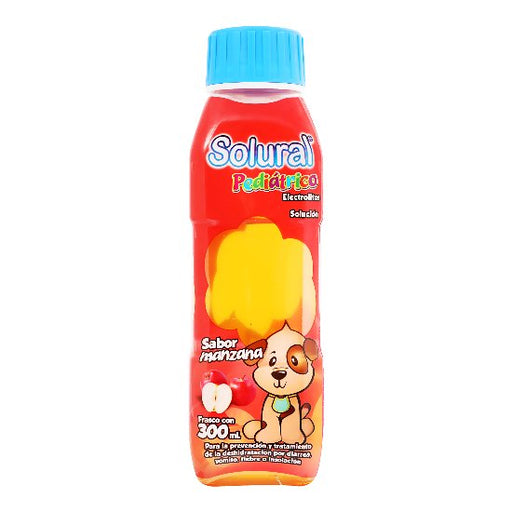 Solural Frasco 300Ml Manzana (Electrolitos Orales) 1 - 7501349012387