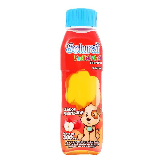 Solural Frasco 300Ml Manzana (Electrolitos Orales) 1 - 7501349012387