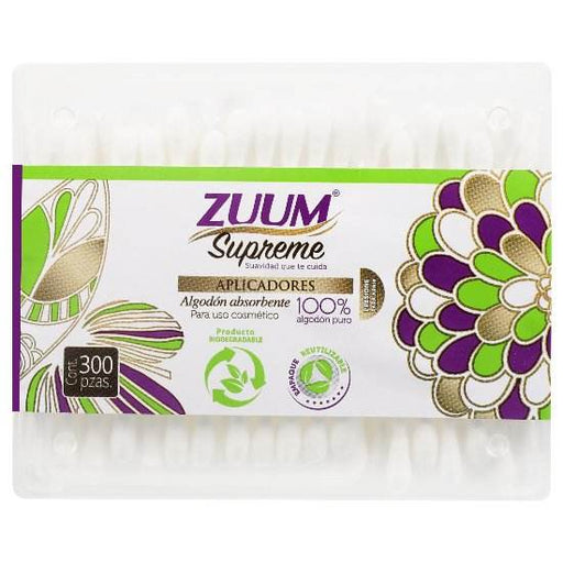 Aplicadores De Algodón Zuum Con 300 - WeCare Pharma