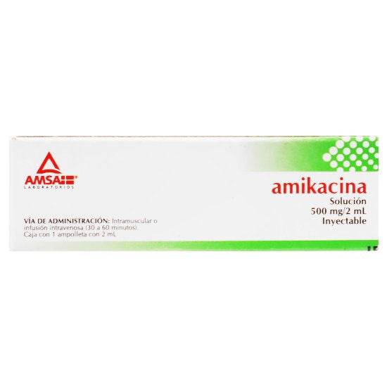 Amikacina 500Mg 2Ml Con 1 Amsa Ampulas - WeCare Pharma