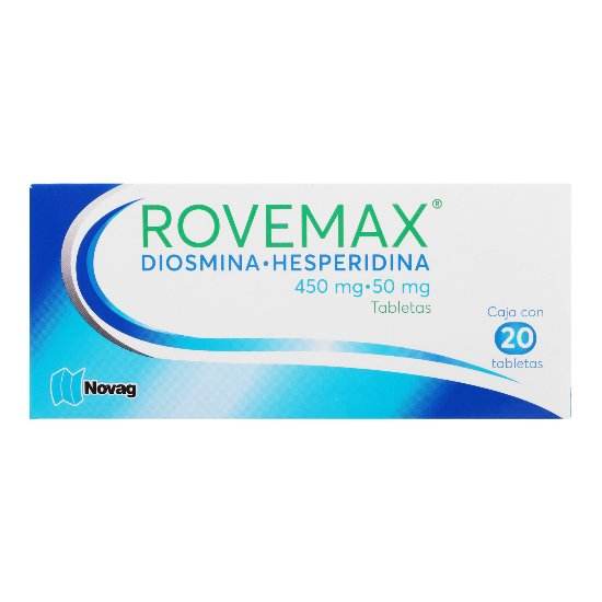 Rovemax 450Mg/50Mg Con 20 Tabletas (Diosmina/Hesperidina) - WeCare Pharma