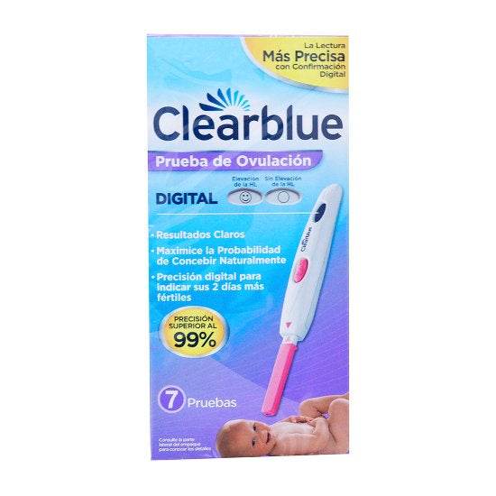 Clearblue Prueba De Ovulacion Digital Con 7 - WeCare Pharma