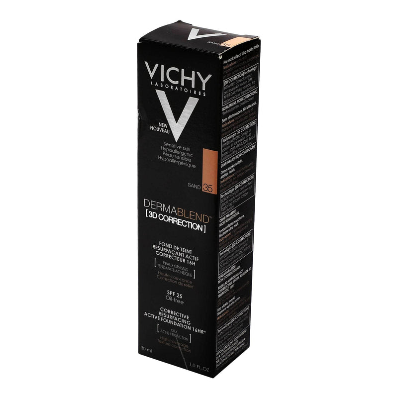 Vichy Dermablend 3D Maquillaje Fluido Sand 35 Fps25 30Ml - WeCare Pharma