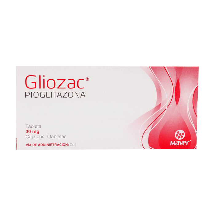 Gliozac 30Mg Con 7 Tabletas (Pioglitazona) - WeCare Pharma