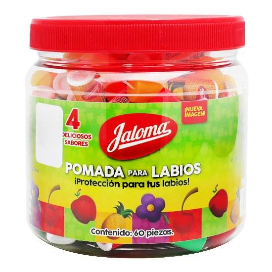 Pomada Labial Jaloma Varios Sabores Vitrolero 60 Tubos - WeCare Pharma