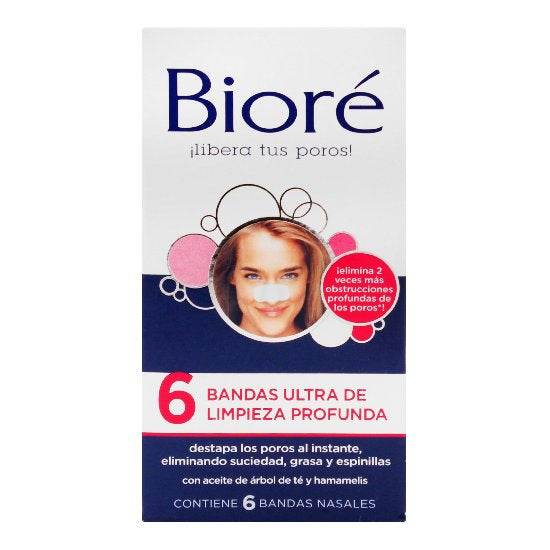 Bandas Biore Nasal Limpieza Profunda Con 6 - WeCare Pharma