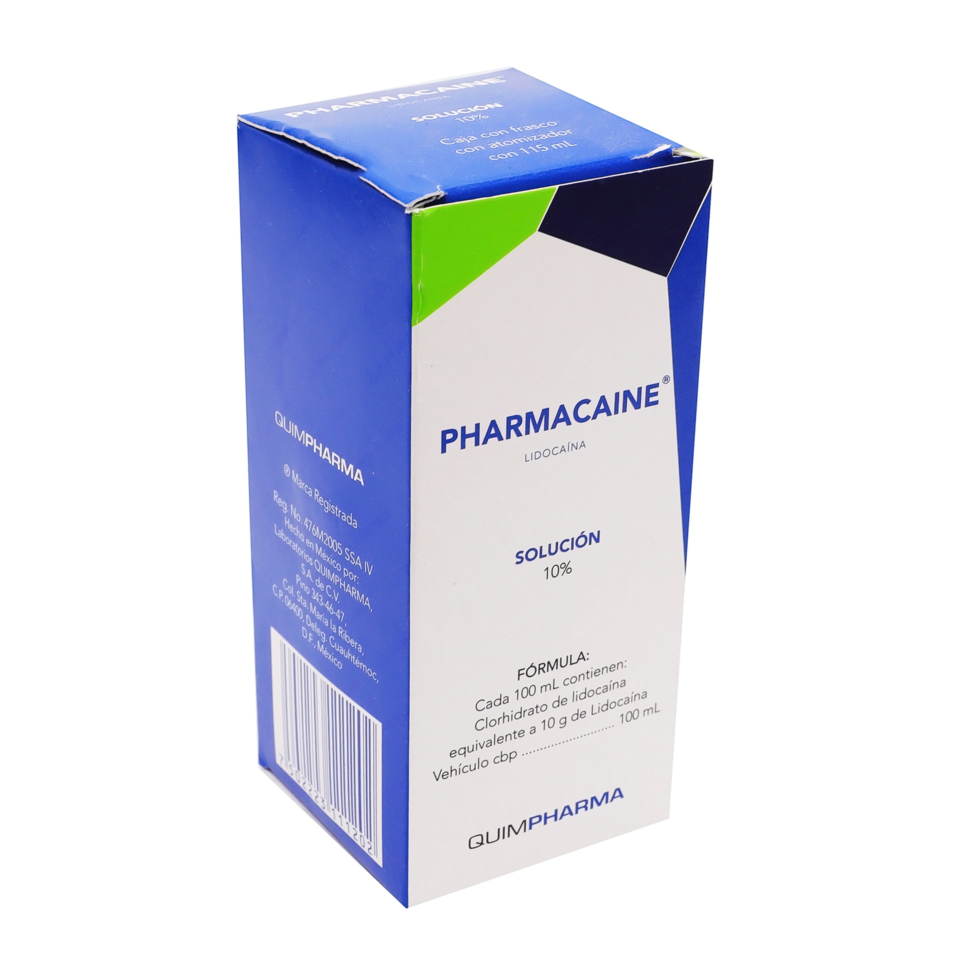 Pharmacaine Spray 10G/100Ml 115Ml (Lidocaina) 4 - 7502223111202