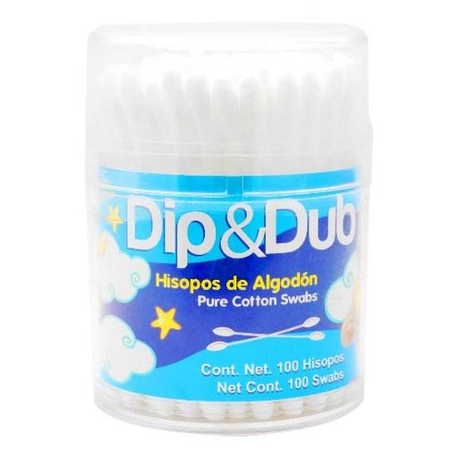 Aplicadores De Algodón Dip&Dub Con 100 - WeCare Pharma
