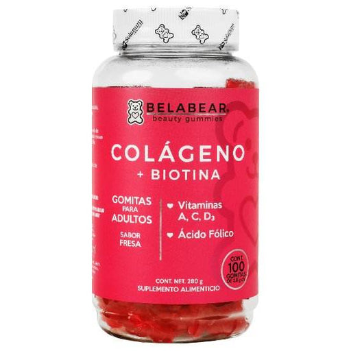 Colageno+Biotina Gomitas 2.8G Con 100 Belabear - WeCare Pharma