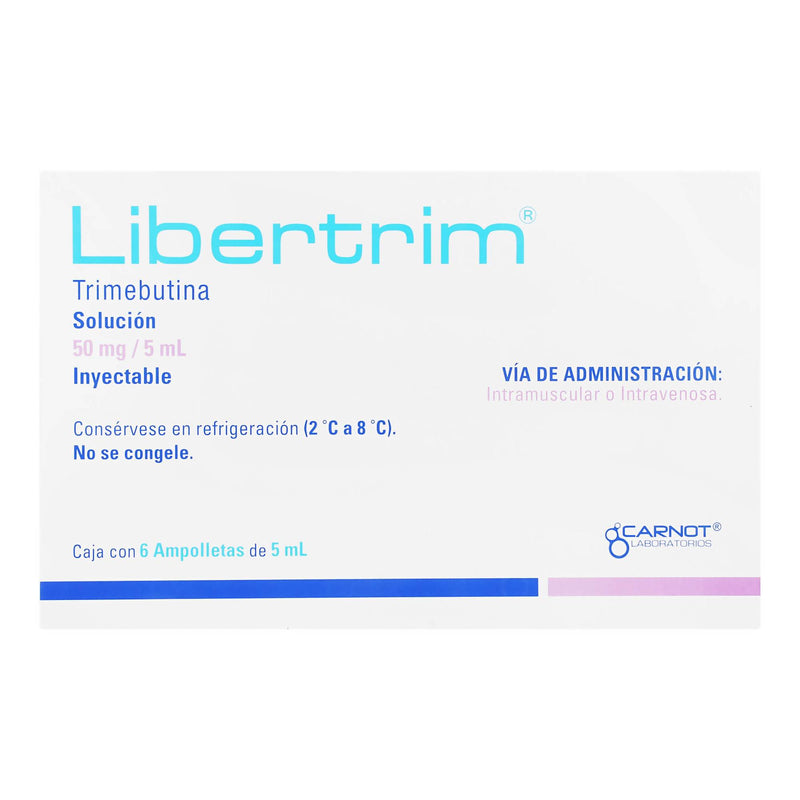 Libertrim 50Mg 5Ml Con 6 Ampulas (Trimebutina) - WeCare Pharma