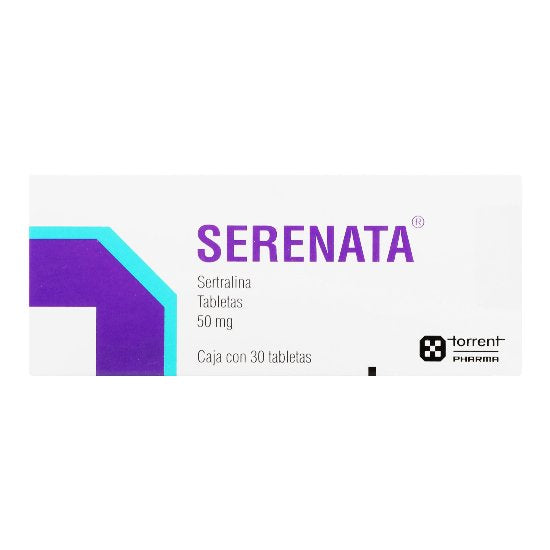 Serenata 50Mg Con 30 Tabletas (Sertralina) 1 - 8902220110779