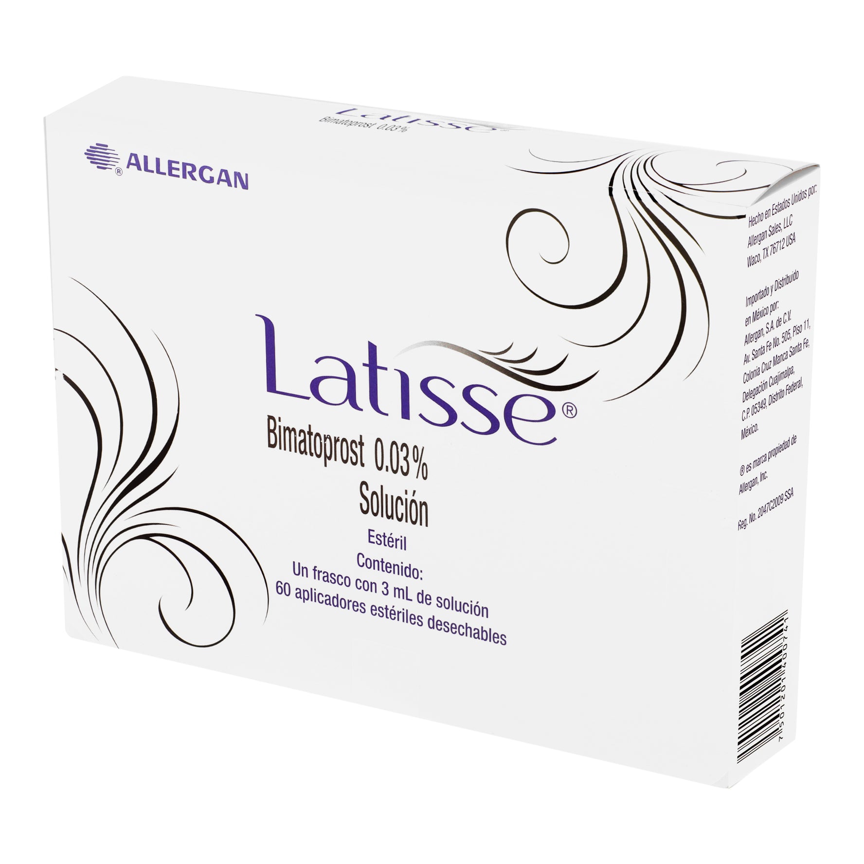 Latisse Gotas 0.03% 3Ml Con Aplicadores (Bimatoprost) 1 - 7501201400741