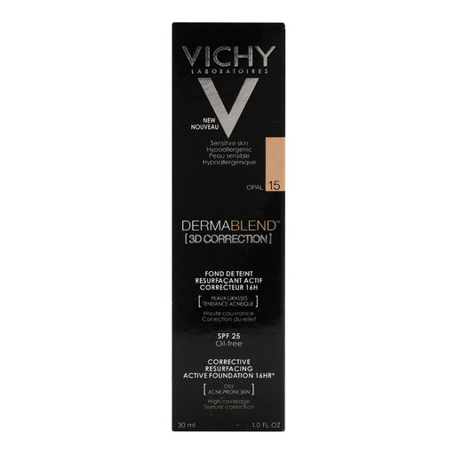 Vichy Dermablend 3D Maquillaje Fluido Opal 15 Fps25 30Ml 1 - 3337871332297