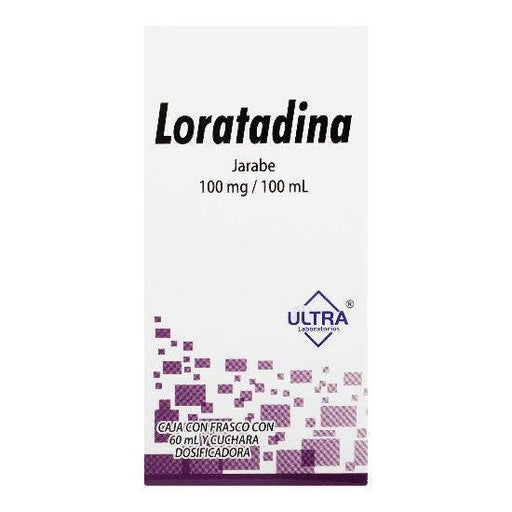Loratadina Solución 100Mg 100Ml Frasco 60Ml - WeCare Pharma