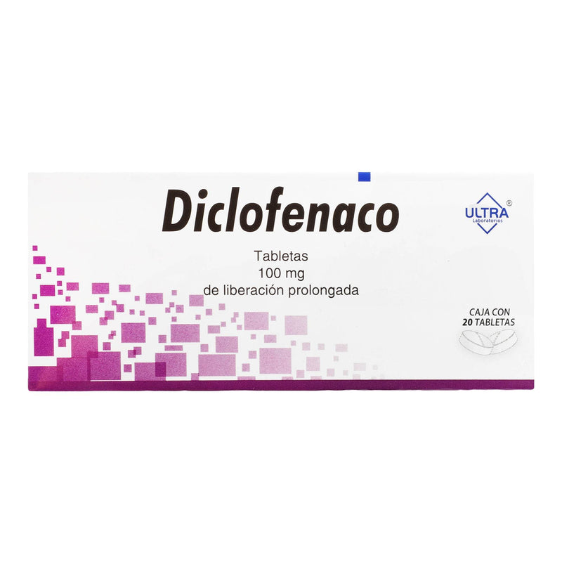 Diclofenaco 100Mg Con 20 Ultra Tabletas - WeCare Pharma