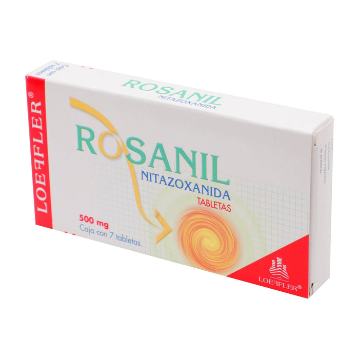 Rosanil 500Mg Con 7 Tabletas (Nitazoxanida) - WeCare Pharma