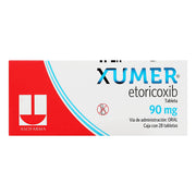 Xumer 90Mg Con 14 Tabletas (Etoricoxib) - WeCare Pharma