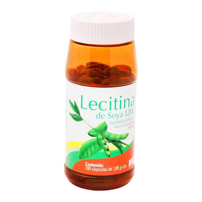 Lecitina De Soya Capsulas 1.65G Con 100 Gelcaps - WeCare Pharma
