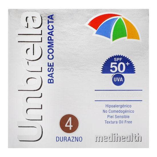 Umbrella Base Compacta Tono 4 Durazno Fps50 11G - WeCare Pharma