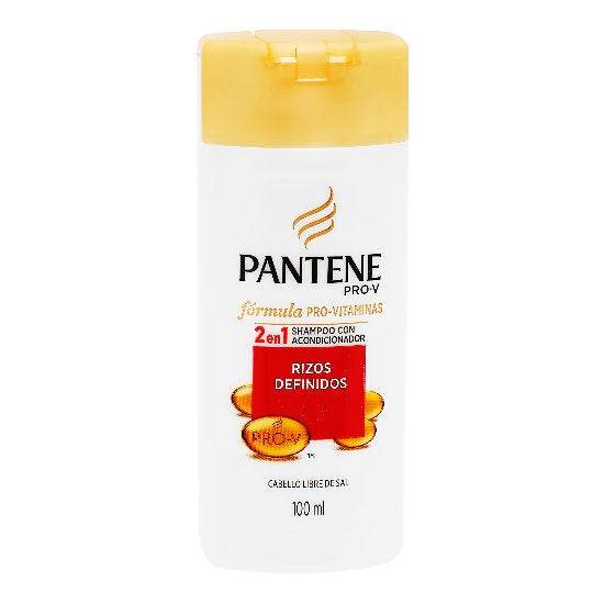 Shampoo Acondicionador Pantene Rizos Definidos 2 En 1 100Ml - WeCare Pharma