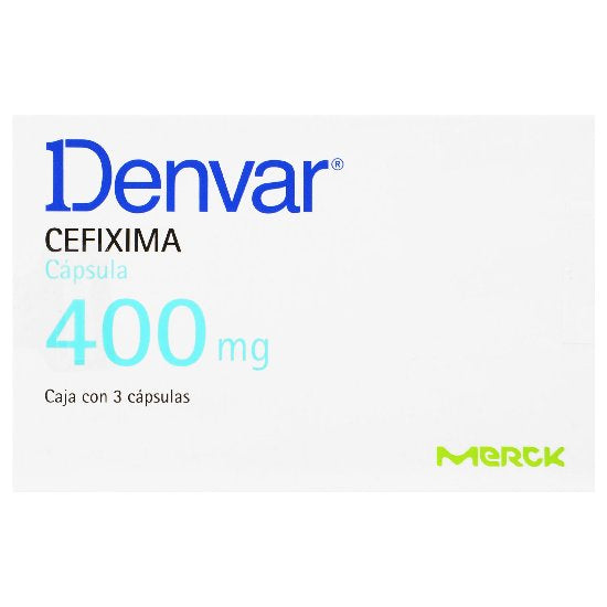 Denvar 400Mg Con 3 Capsulas (Cefixima) 1 - 7501298215501