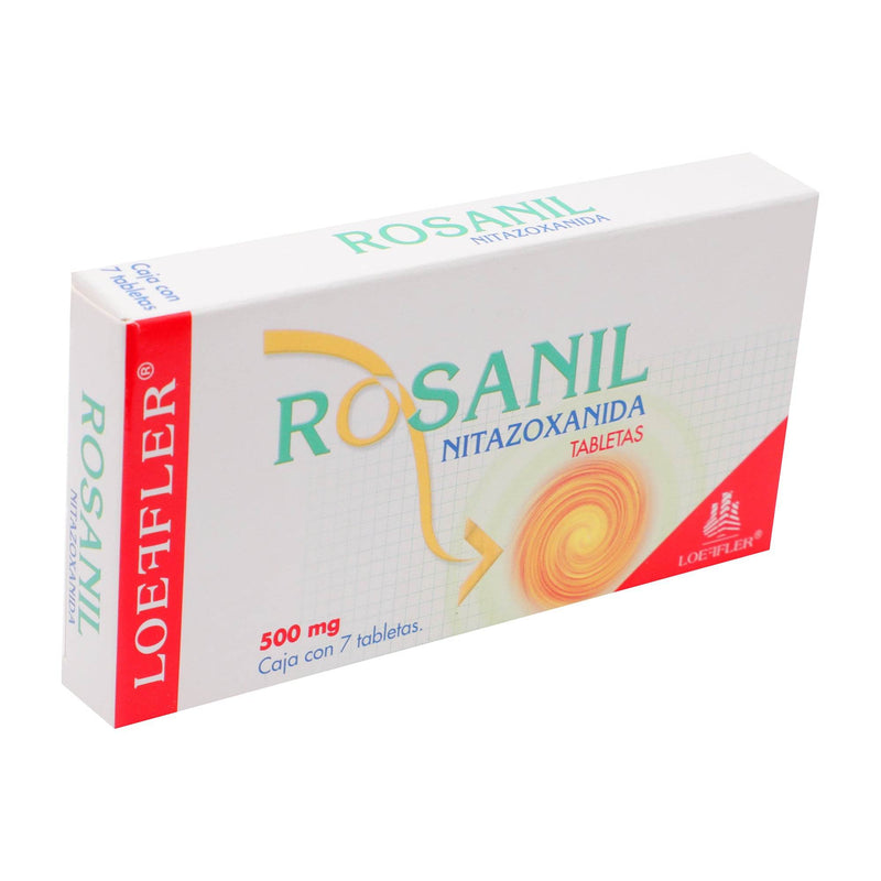 Rosanil 500Mg Con 7 Tabletas (Nitazoxanida) - WeCare Pharma