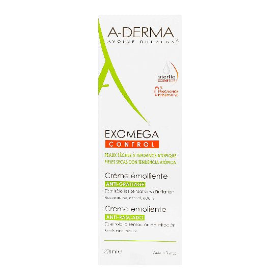 A-Derma Exomega Control Crema Emoliente Anti-Rascado 200Ml 1 - 3282770073072