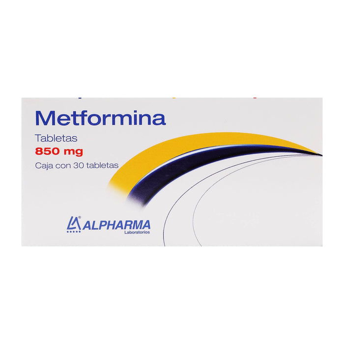 Metformina 850Mg Con 30 Alpharma Tabletas - WeCare Pharma