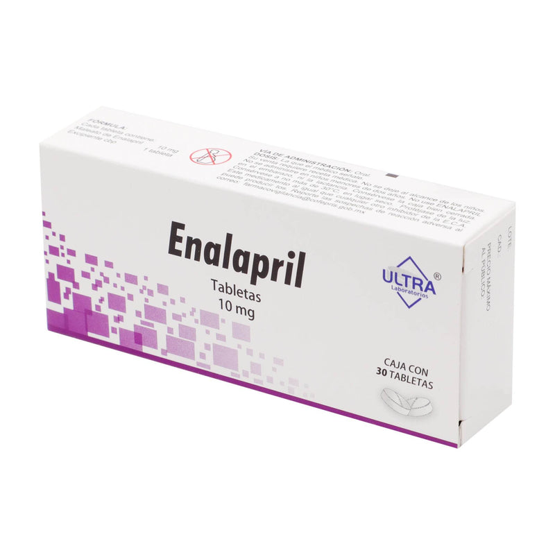 Enalapril 10Mg Con 30 Ultra Tabletas - WeCare Pharma