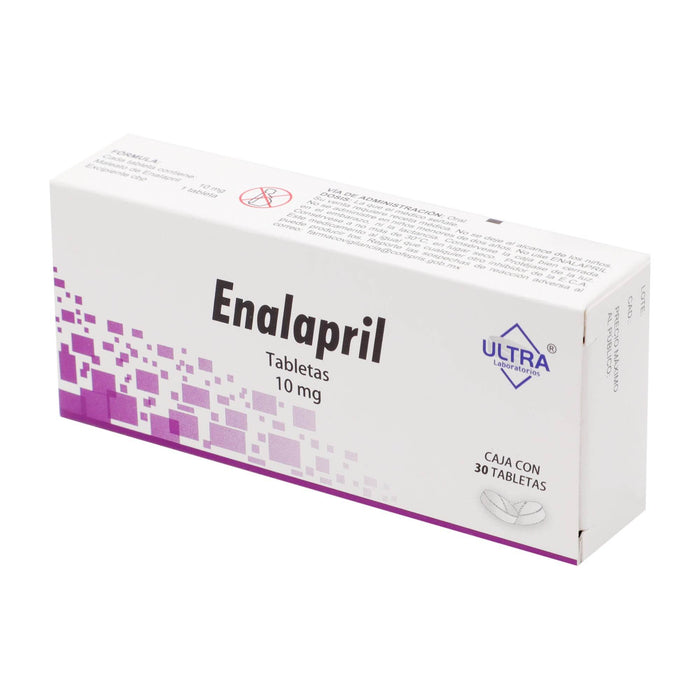 Enalapril 10Mg Con 30 Ultra Tabletas - WeCare Pharma