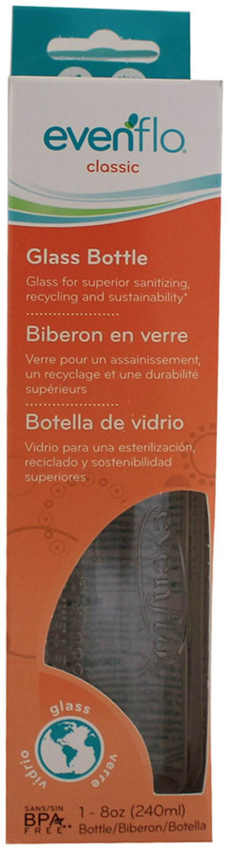 biberon de vidrio evenflo Biberon Vidrio 8Oz Evenflo — WeCare Pharma