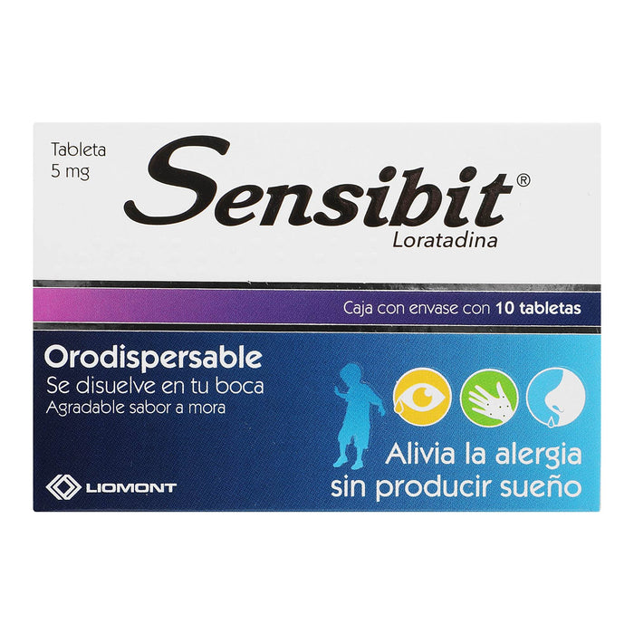 Sensibit Orodispersable 5Mg Con 10 Tabletas (Loratadina) - WeCare Pharma