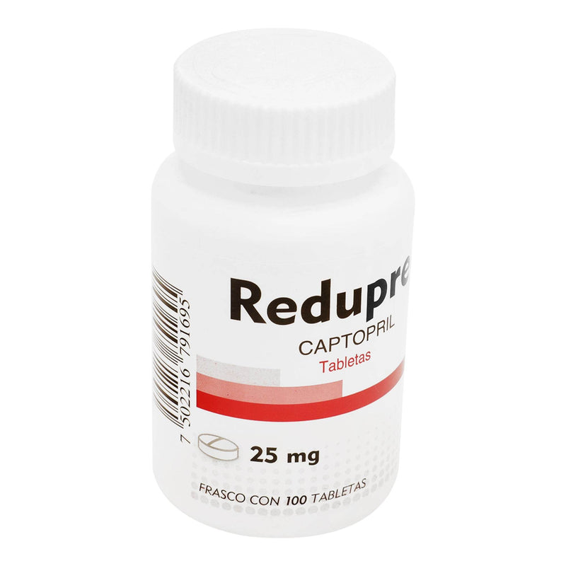 Reduprec 25Mg Con 100 Tabletas (Captopril) - WeCare Pharma