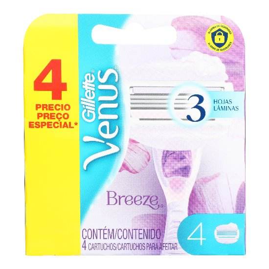 Rastrillo Gillette Venus Cartuchos Con 4 - WeCare Pharma