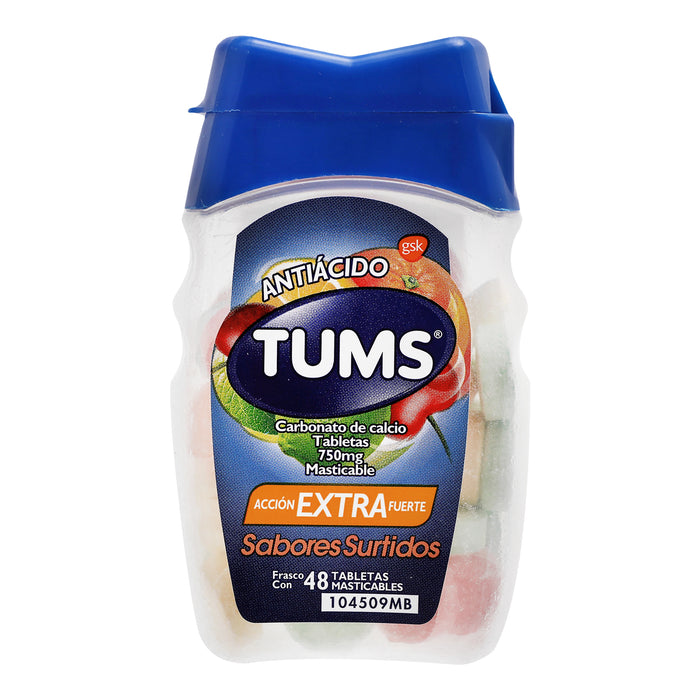 Tums 750Mg Con 48 Tabletas (Carbonato De Calcio) 3 - 7501065054029