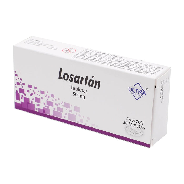 Losartan 50Mg Con 30 Ultra Tabletas - WeCare Pharma