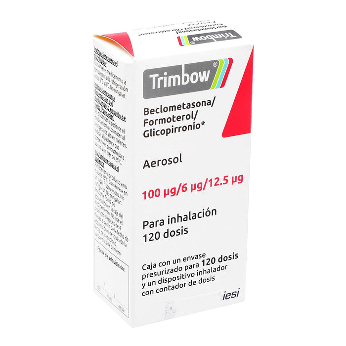 Trimbow Aerosol 100Mcg/6Mcg/12.5Mcg 120D (Beclometasona/Formoterol/Glicopirronio) - WeCare Pharma
