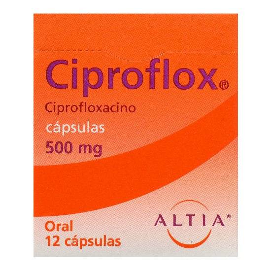 Ciproflox 500Mg Con 12 Capsulas (Ciprofloxacino) - WeCare Pharma
