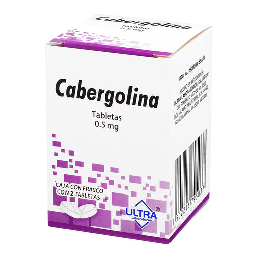Cabergolina 0.5Mg Con 2 Ultra Tabletas - WeCare Pharma