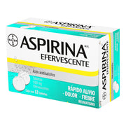 Aspirina Efervecente Vescente 500Mg Con 12 Tabletas (Acido Acetilsalicilico) - WeCare Pharma