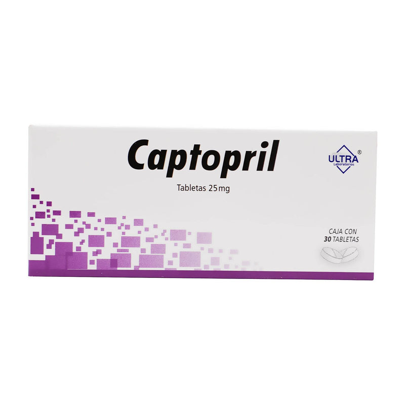 Captopril 25Mg Con 30 Ultra Tabletas - WeCare Pharma