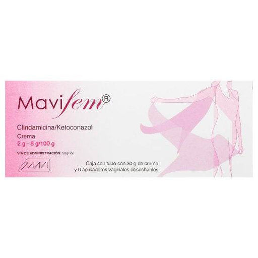 Mavifem Crema Vag 2G/8G/100G 30G (Clindamicina/Ketoconazol) - WeCare Pharma
