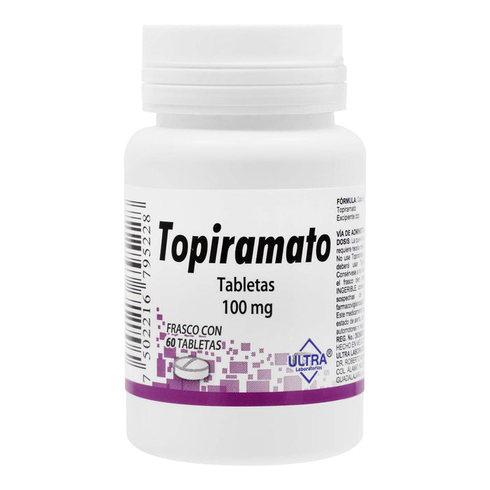 Topiramato 100Mg Con 60 Ultra Tabletas - WeCare Pharma