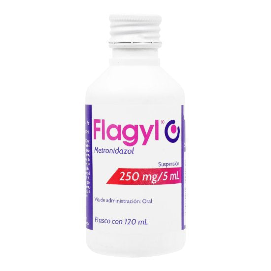 Flagyl Suspensión 250Mg/5Ml 120Ml (Metronidazol) 1 - 7501072340160