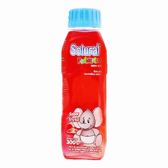 Solural Frasco Fresa 300Ml (Electrolitos Orales) - WeCare Pharma