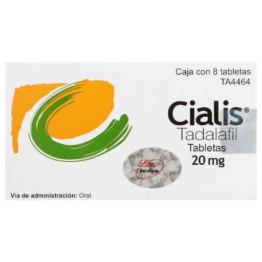 Cialis 20Mg Con 8 Tabletas (Tadalafil) 1 - 7501082242058