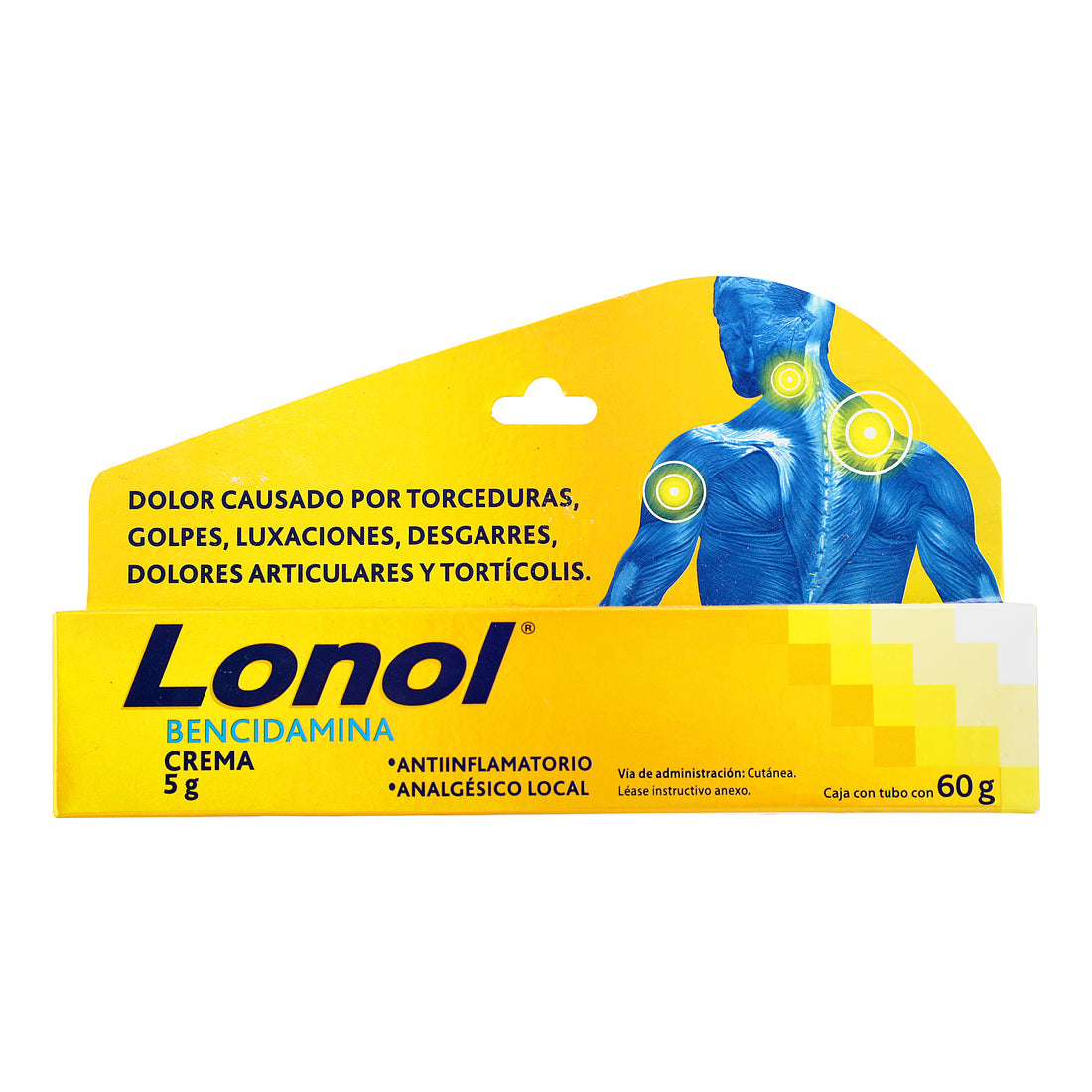 Lonol Crema 5G 60G (Bencidamina) 3 - 7501165011410