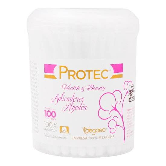 Hisopos De Algodón Biodegradable Protec Con 100 - WeCare Pharma