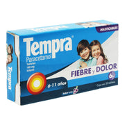 Tempra 6-11 Años 160Mg Con 30 Tabletas (Paracetamol) - WeCare Pharma