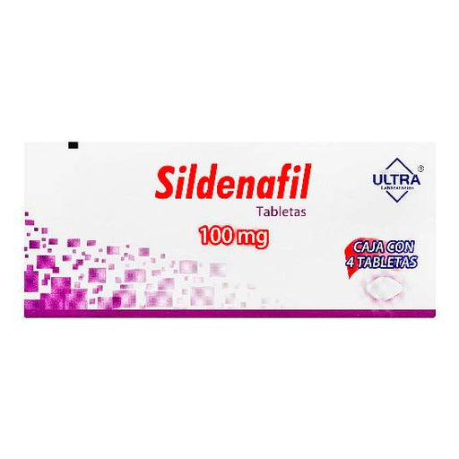 Sildenafil 100Mg Con 4 Ultra Tabletas - WeCare Pharma